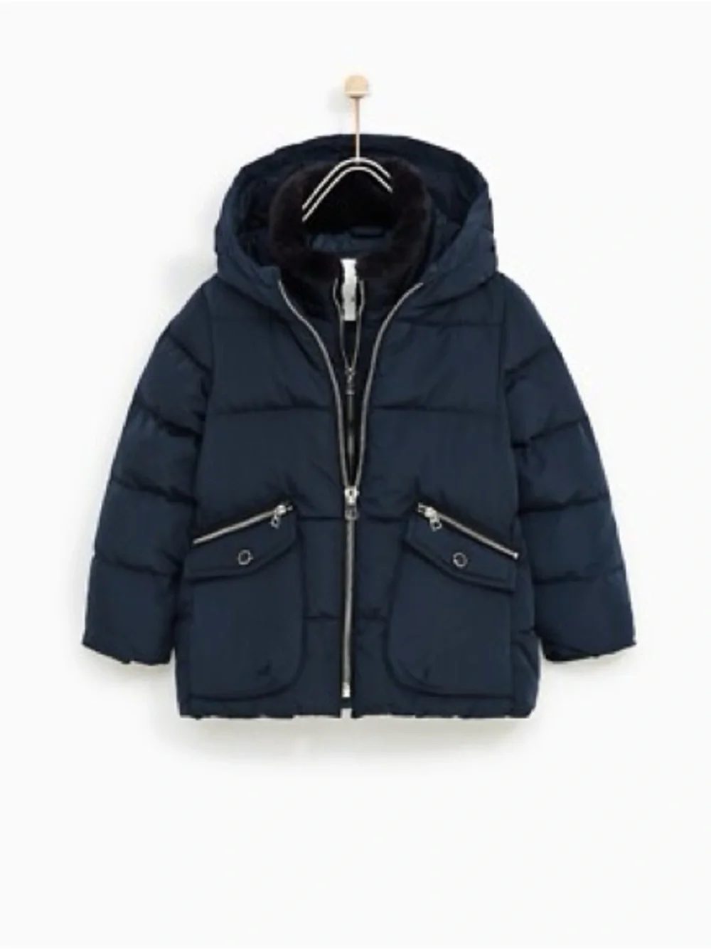 Zara down puffer coat